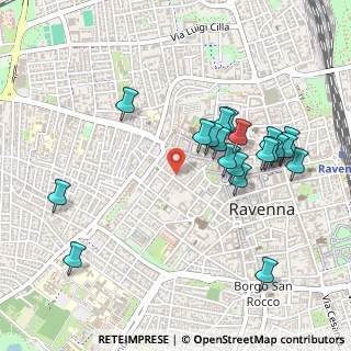 Mappa Via Carlo Cattaneo, 48121 Ravenna RA, Italia (0.508)