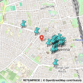Mappa Via Andrea Agnello, 48121 Ravenna RA, Italia (0.4095)