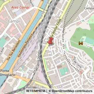 Mappa Via Walter Fillak,  1, 16151 Genova, Genova (Liguria)