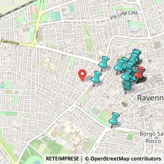 Mappa Via Ghibuzza, 48121 Ravenna RA, Italia (0.606)