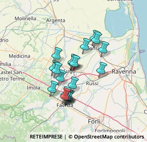 Mappa Via Toscana, 48022 Lugo RA, Italia (10.701)