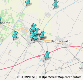 Mappa Via Toscana, 48022 Lugo RA, Italia (3.72273)