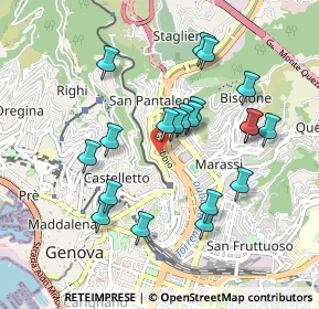 Mappa Via Leonardo Montaldo, 16137 Genova GE, Italia (0.8985)