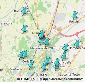 Mappa Via Roero, 12100 Cuneo CN, Italia (2.09333)