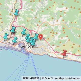 Mappa Via Edera, 16144 Genova GE, Italia (4.50615)