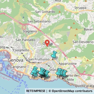 Mappa Via Edera, 16144 Genova GE, Italia (2.94333)
