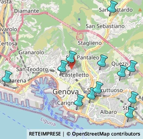 Mappa Via Giuseppe Ferrari, 16125 Genova GE, Italia (2.52917)