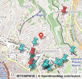 Mappa Via Giuseppe Ferrari, 16125 Genova GE, Italia (0.6945)