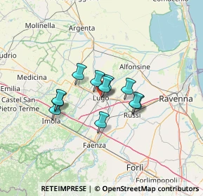 Mappa Via Francesco Baracca, 48022 Lugo RA, Italia (9.08545)