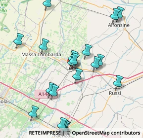 Mappa Via Francesco Baracca, 48022 Lugo RA, Italia (9.0905)