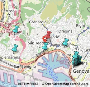 Mappa Via Ceppi di Bairolo Angelo, 16126 Genova GE, Italia (1.4235)