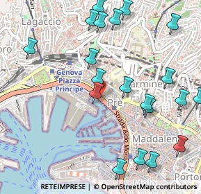 Mappa Via di Prè, 16126 Genova GE, Italia (0.636)