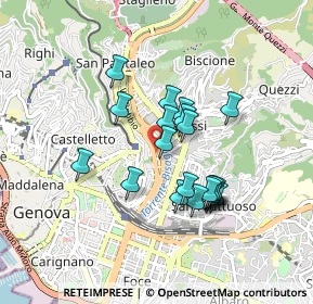 Mappa Piazza G. Dom, 16100 Genova GE, Italia (0.724)