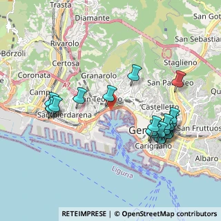 Mappa E25, 16126 Genova GE, Italia (2.134)
