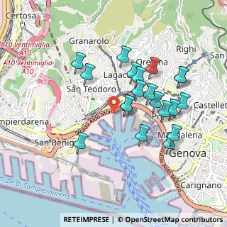 Mappa E25, 16126 Genova GE, Italia (0.8795)