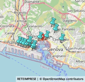Mappa Ponte Dei Mille, 16126 Genova GE, Italia (1.43615)