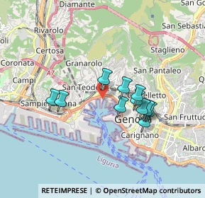 Mappa Ponte Dei Mille, 16126 Genova GE, Italia (1.43455)