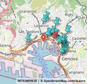 Mappa Ponte Dei Mille, 16126 Genova GE, Italia (0.7595)