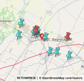 Mappa Via degli Estensi, 48022 Lugo RA, Italia (3.005)