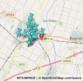Mappa Via degli Estensi, 48022 Lugo RA, Italia (1.2395)