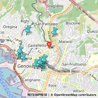 Mappa Piazza Manin, 16122 Genova GE, Italia (1.06727)