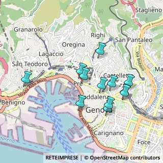 Mappa Via delle Fontane, 16126 Genova GE, Italia (0.87667)