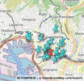 Mappa Salita Superiore della Rondinella, 16124 Genova GE, Italia (0.819)