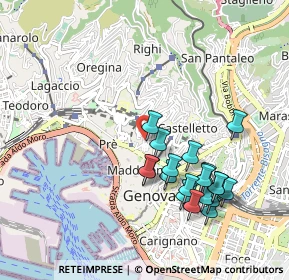 Mappa Salita Superiore della Rondinella, 16124 Genova GE, Italia (0.978)