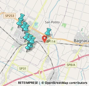 Mappa Via Uguccione della Faggiola, 48022 Lugo RA, Italia (1.83)