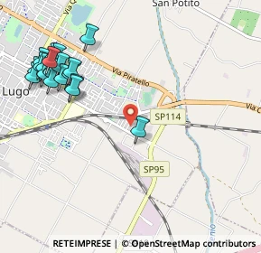 Mappa Via Uguccione della Faggiola, 48022 Lugo RA, Italia (1.3155)