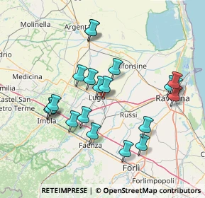 Mappa Via Uguccione della Faggiola, 48022 Lugo RA, Italia (14.8)