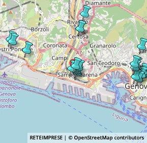 Mappa Via Ernesto Rayper, 16151 Genova GE, Italia (2.4485)