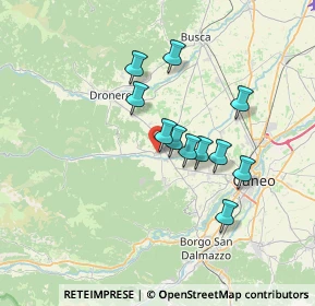Mappa Via Milano, 12023 Caraglio CN, Italia (5.66727)