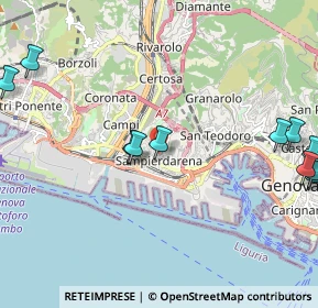 Mappa Salita Belvedere, 16149 Genova GE, Italia (2.79455)
