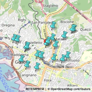Mappa Via alla Stazione per Casella, 16122 Genova GE, Italia (0.962)