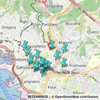 Mappa Via alla Stazione per Casella, 16122 Genova GE, Italia (0.933)