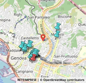 Mappa Via alla Stazione per Casella, 16122 Genova GE, Italia (0.943)