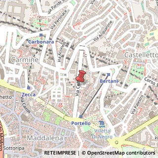 Mappa Via Caffaro, 13, 16124 Genova, Genova (Liguria)