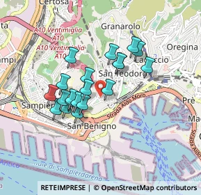 Mappa Via Melegari, 16149 Genova GE, Italia (0.704)