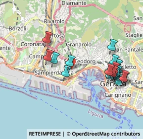 Mappa Via Melegari, 16149 Genova GE, Italia (2.0625)
