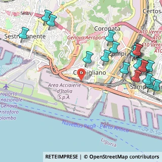 Mappa Piazza Claudio Monteverdi, 16152 Genova GE, Italia (1.4645)