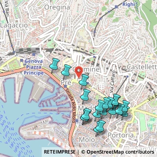 Mappa Via Polleri, 16124 Genova GE, Italia (0.6135)