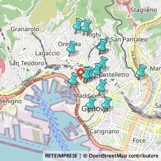 Mappa Via Polleri, 16124 Genova GE, Italia (0.76286)