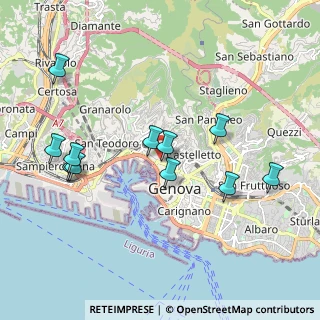 Mappa Via Polleri, 16124 Genova GE, Italia (2.01909)
