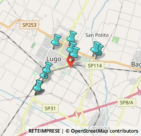 Mappa Via Tagliamento, 48022 Lugo RA, Italia (1.57364)