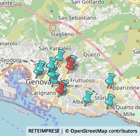 Mappa Civico, 16142 Genova GE, Italia (1.57692)