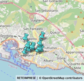 Mappa Civico, 16142 Genova GE, Italia (1.45615)