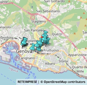 Mappa Civico, 16142 Genova GE, Italia (1.095)