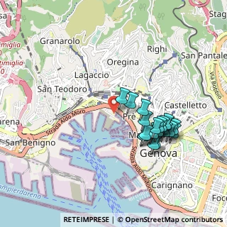 Mappa Calata Ansaldo De Mari, 16126 Genova GE, Italia (0.8895)