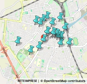 Mappa Via Nino Bixio, 48124 Ravenna RA, Italia (0.709)